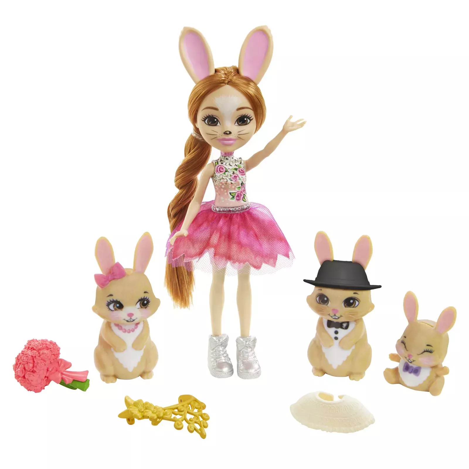 Royal Enchantimals Royal Brystal Bunny GYJ08, Game figurines