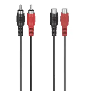 Аудиокабель Hama 00305035 5 м 2 x RCA Черный