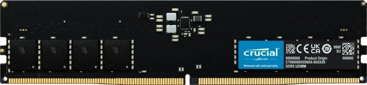 CRUCIAL 4800 16GB CL40 UDIMM atmiņa