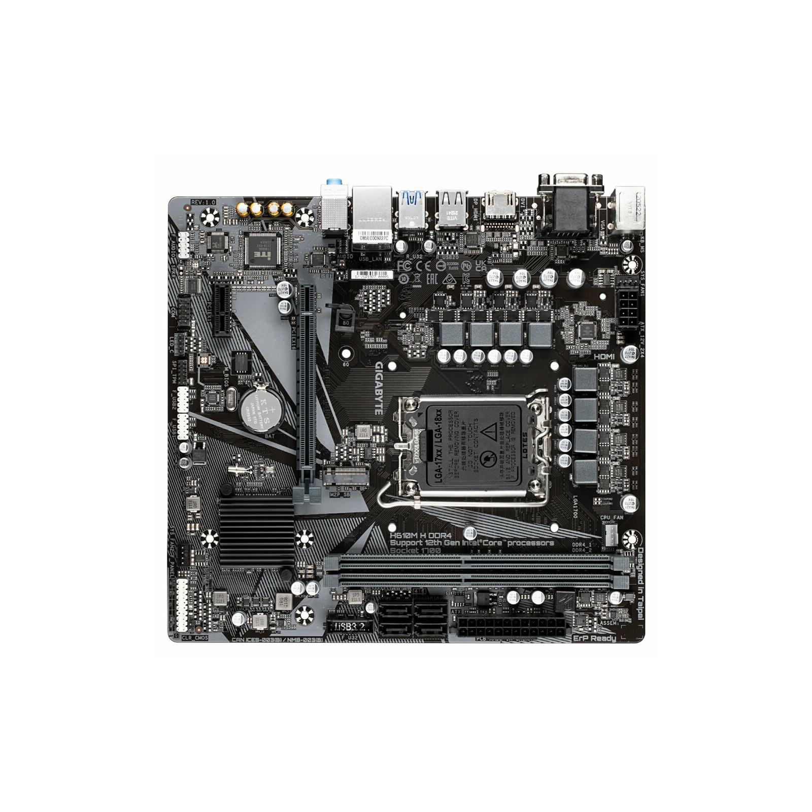 Gigabyte H610M H DDR4 motherboard H610M H DDR4 Motherboards AiO