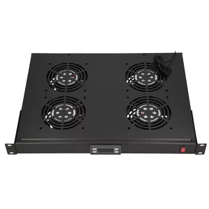 Fan panel Extralink 19" 4 fans with thermostat