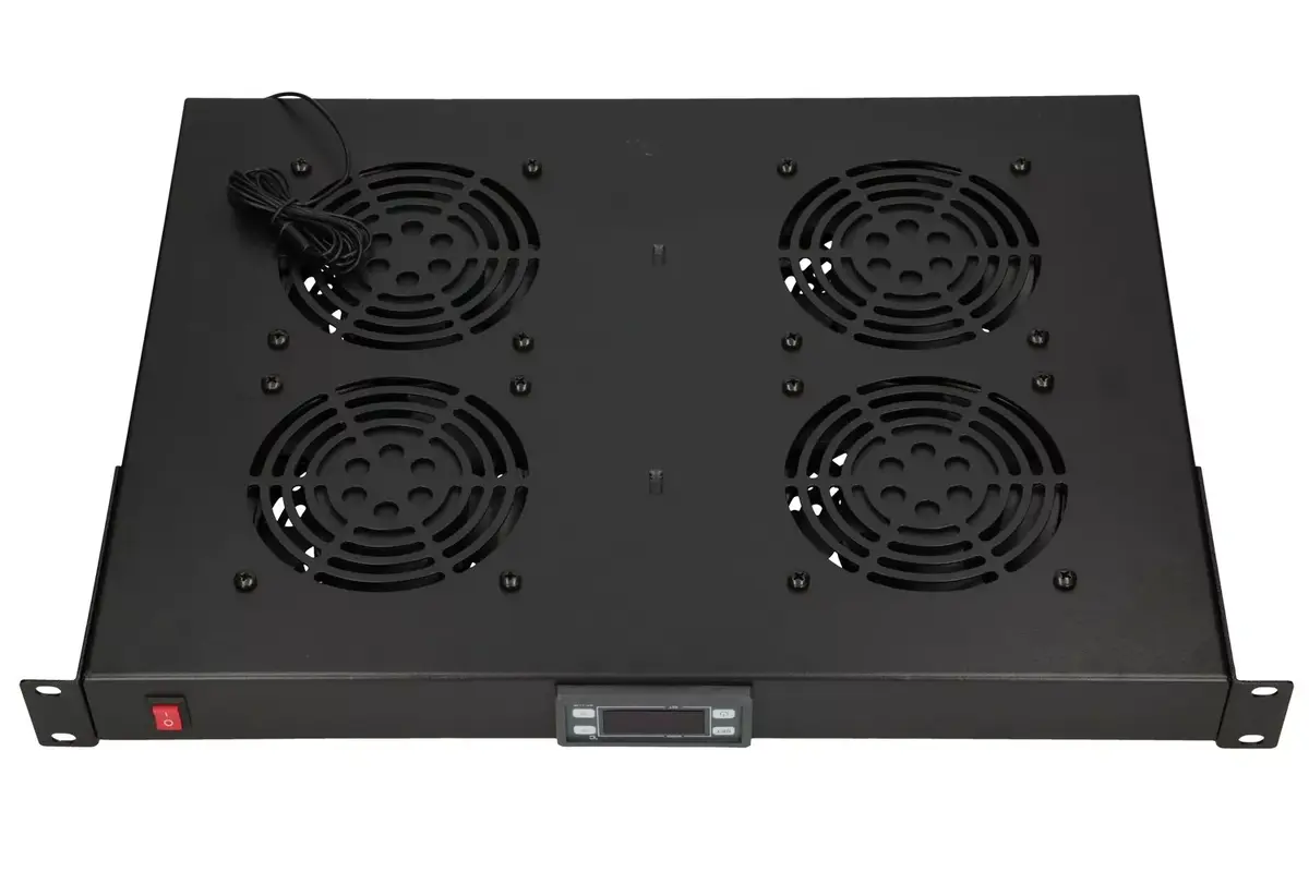 Ventilācijas panelis Extralink 19" 4 ventilatori Photo 2