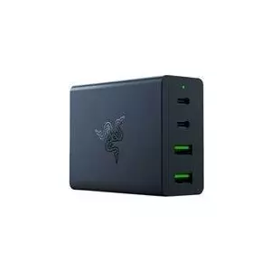 Razer RC21-01700100-R3M1 PDA/mobīlo telefonu lādētājs Austiņas, Austiņas, Mobilais telefons, Planšetdators, Portatīvais dators, Ārējais akumulators, Viedtālrunis, Viedais rokas pulkstens Smartwatch, Planšete, Tālrunis Melns AC Iekštelpas