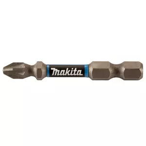 Screwdriver bits set Makita E-03383 — 10 pcs, PZ2 Pozidriv, 1/4" security hex, 50 mm length