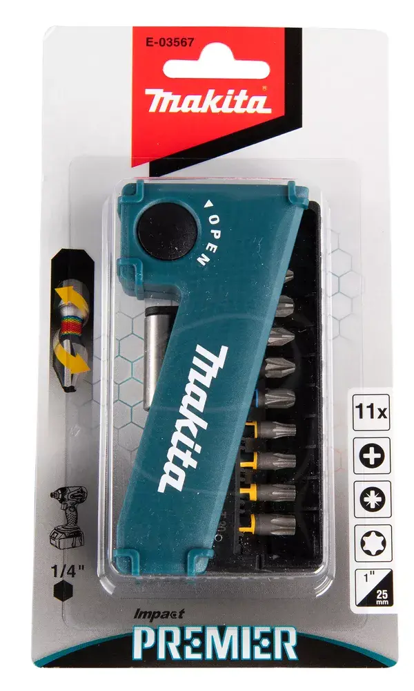 Skrūvgrieža bitu komplekts Makita E-03567 Photo 3