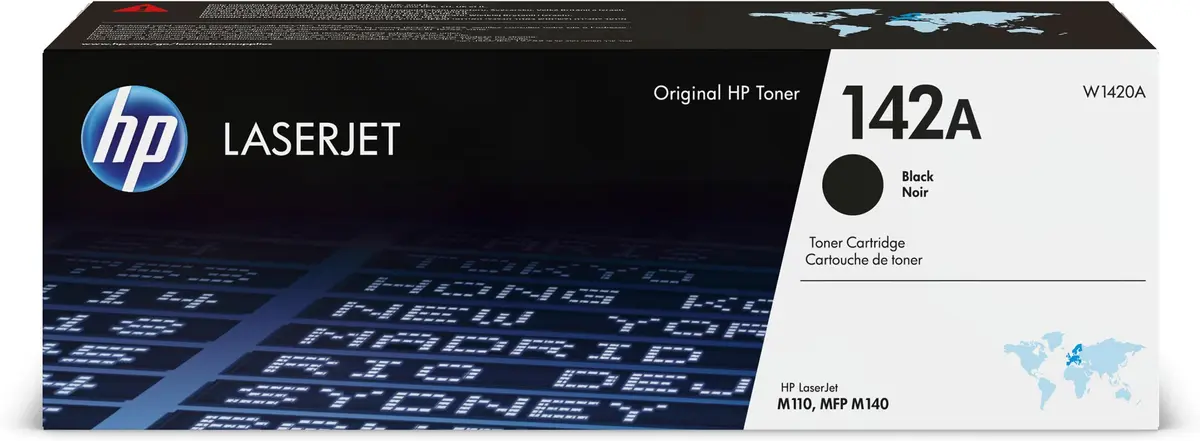 HP 142A Black Original LaserJet Toner Cartridge W1420A Photo 13