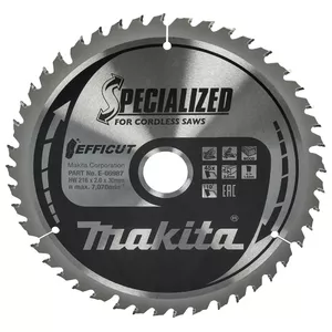 Режущий диск Makita E-06987 плоский центр 1 шт