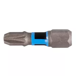 Screwdriver bit set Makita E-03187 — 2 pcs, Pozidriv PZ3, 1/4" security hex, 25 mm length