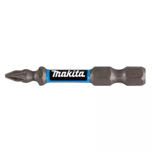 Screwdriver bit set Makita E-03296 — 2 pcs, Pozidriv PZ1, 1/4" security hex, 50 mm length