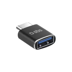 Cable gender changer USB-C USB-A Black SBS TEADAPTTCUSB