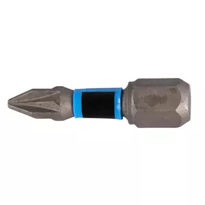 Screwdriver bit set Makita E-03165 — 2 pcs, Pozidriv PZ1, 1/4" security hex, 25 mm length