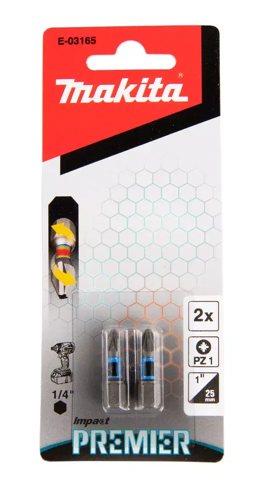 Makita E-03165 screwdriver bit set — 2 pcs Photo 4