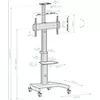 connectIT Wheelie II pārvietojams statīvs 37"–70" Photo 3