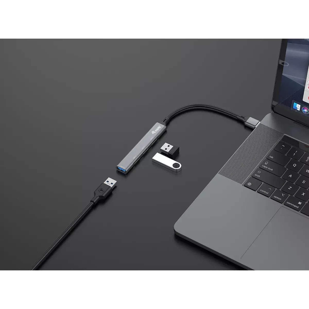 USB хаб Equip 4-Port USB 3.0/2.0 Hub Photo 3