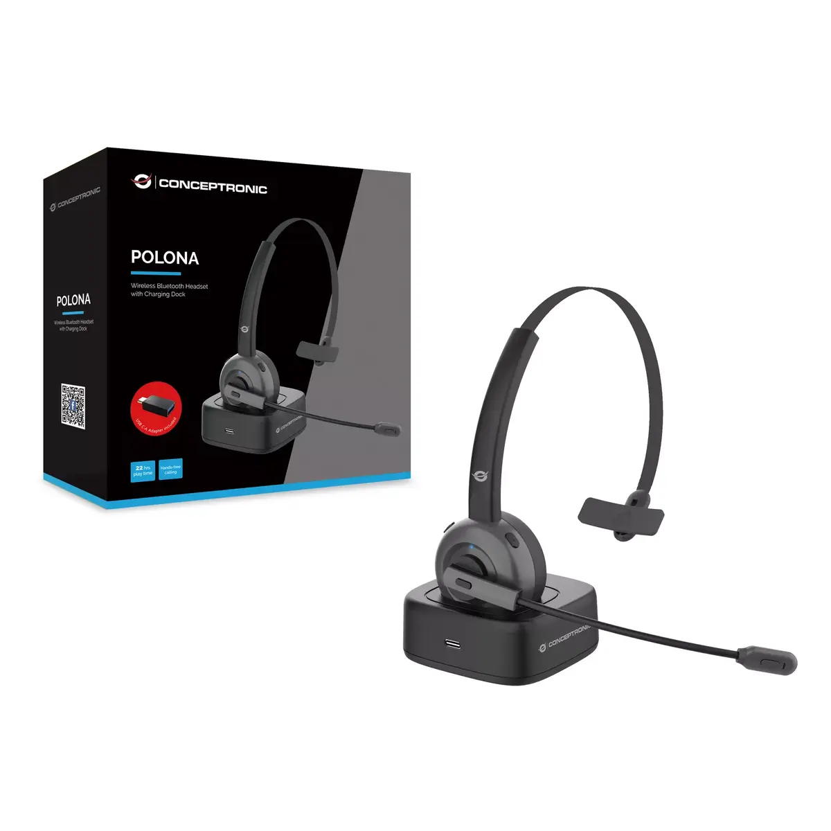 Austiņas Conceptronic POLONA Bezvadu Bluetooth Photo 2