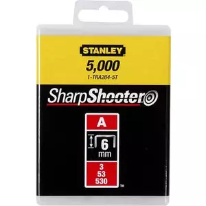 Скобы Тип A 5000 шт – STANLEY 1-TRA205-5T для офисных и промышленных степлеров