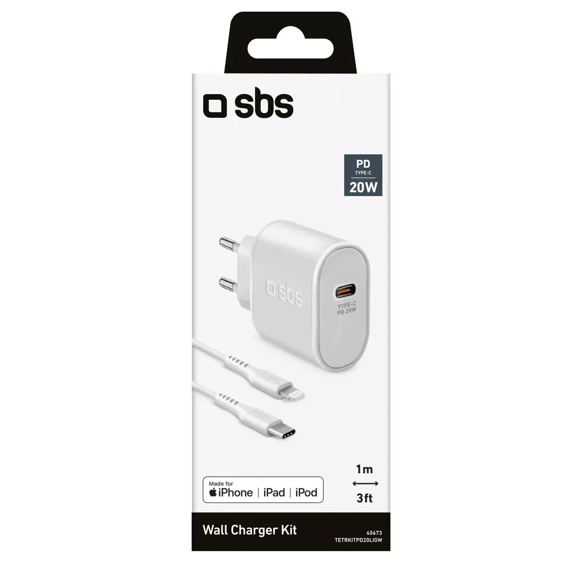 Mobile device charger SBS TETRKITPD20LIGW Photo 2