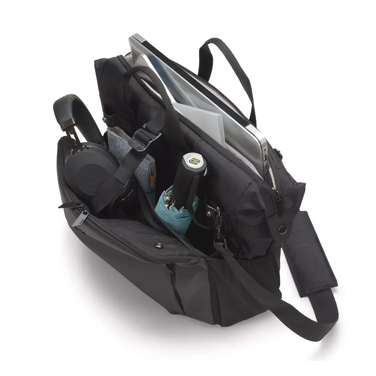DICOTA Eco Top Traveller GO 15.6 Melns Photo 7