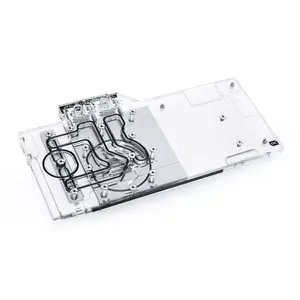 Водоблок + Задняя панель Alphacool 11970 Акрил Черный Прозрачный RGB 5V