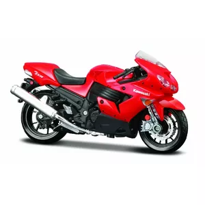 Die‑cast model motorbike Maisto Kawasaki Ninja ZX-14 1:18 scale with display stand