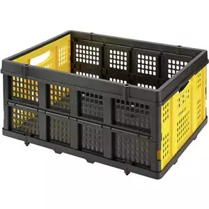 Storage box STANLEY SXWTD-FT505, 568×410×272 mm, black/yellow
