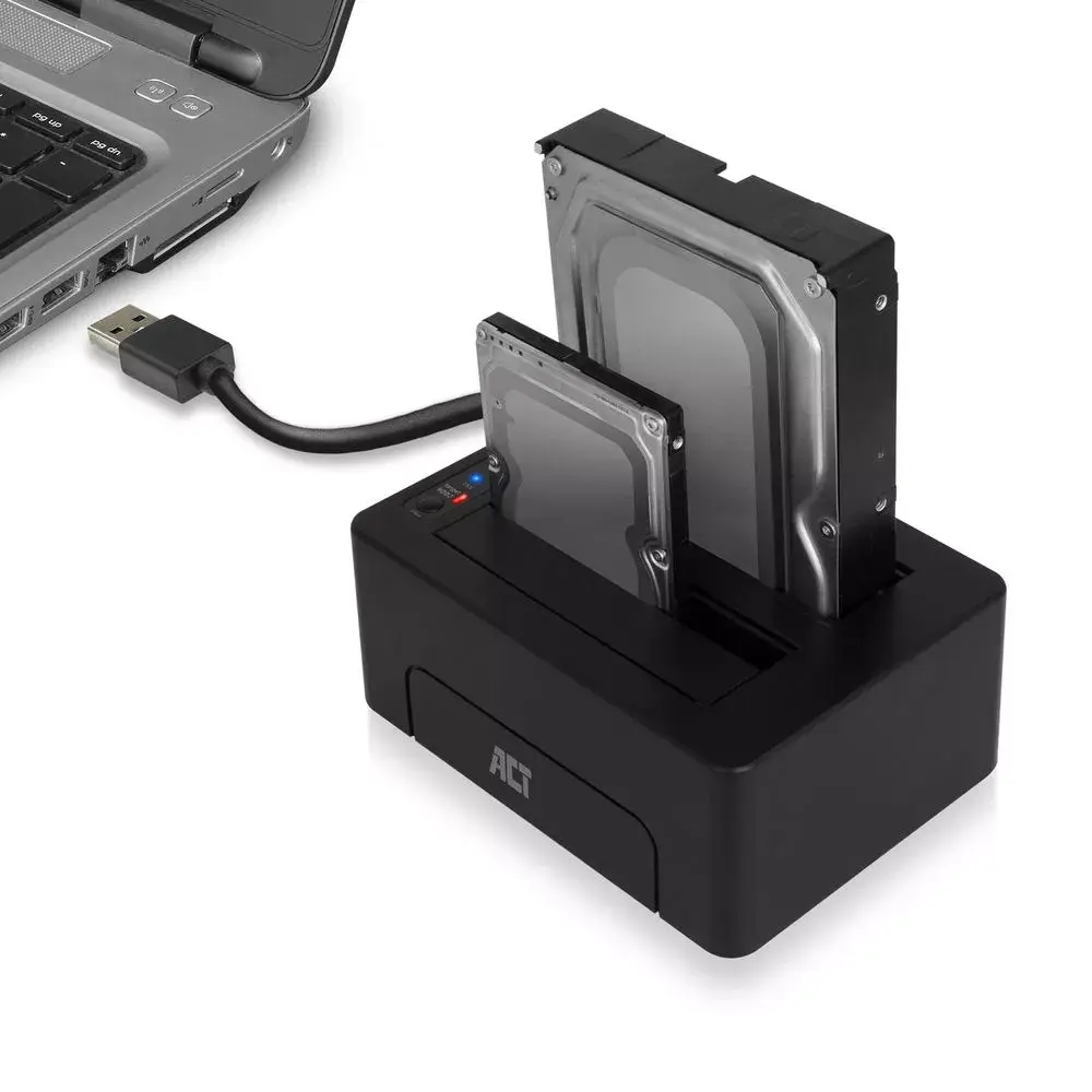 ACT 2.5" and 3.5" SATA dual HDD/SSD docking station Photo 3