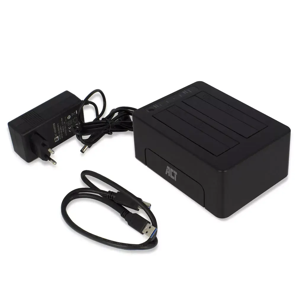 ACT 2.5" and 3.5" SATA dual HDD/SSD docking station Photo 5