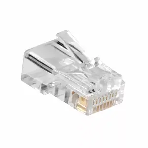ACT Модульный RJ-45 Коннектор CAT5E ACT AC4110 Мужской Серебристый Прозрачный 10 шт
