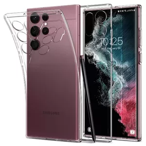 Чехол Spigen Liquid Crystal Прозрачный Samsung Galaxy S22 Ultra 6.8 дюйма