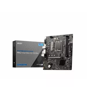 MSI PRO H610M-G DDR4 mātes plate Intel H610 LGA 1700 mikro ATX