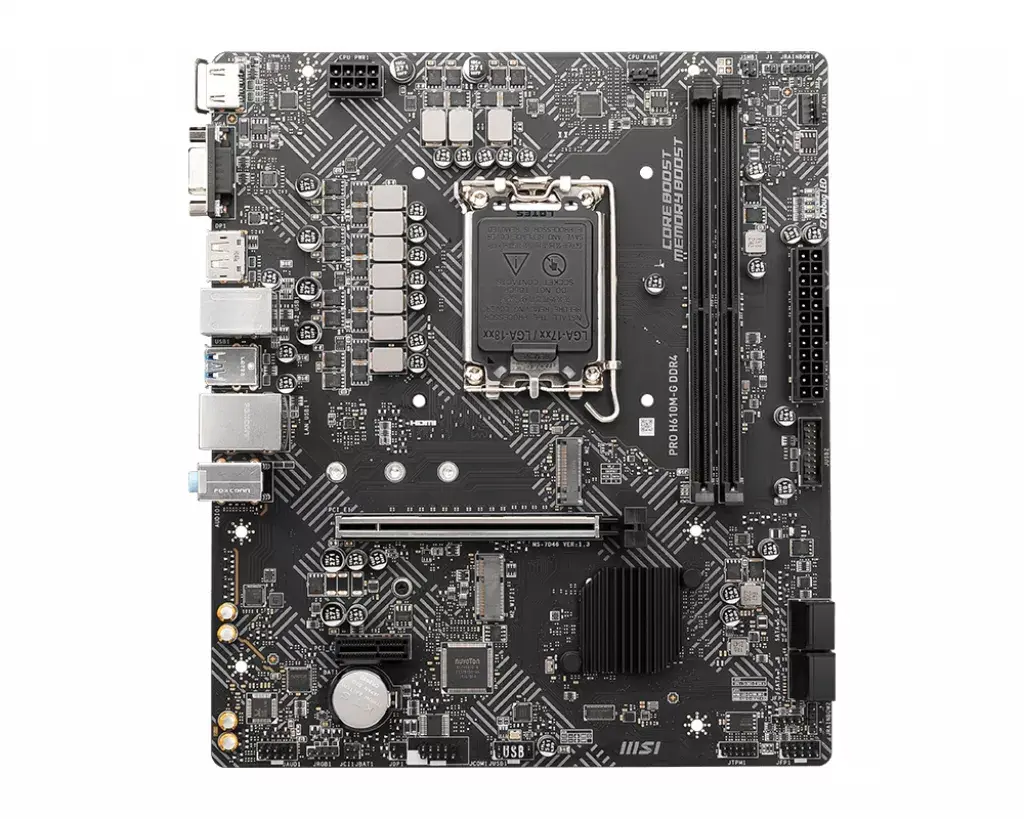 Pamatplate MSI PRO H610M-G DDR4, 7D46-009R Photo 2