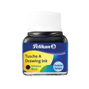 Zīmēšanas tinte Pelikan 201665 10 ml Melna Balta