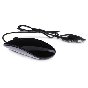Wired Ambidextrous Optical Mouse LMP Easy Mouse — USB Type-A, 1600 DPI, Grey