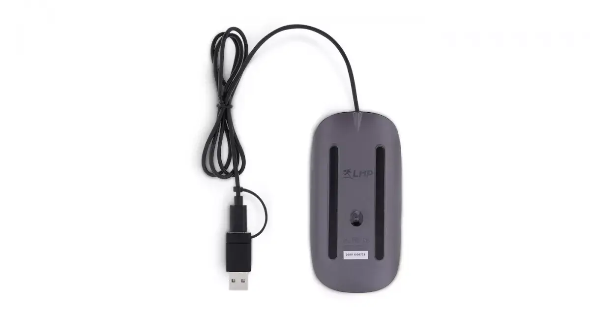 LMP Easy Mouse — Ambidextrous Optical USB Mouse 1600 DPI Photo 2