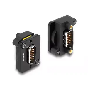 DeLOCK D-Type Module VGA male to male Black 31mm x 25mm x 16mm