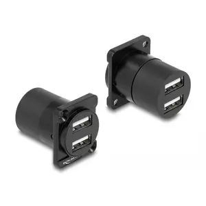 Модуль DeLOCK D-Type USB 2.0 Type-A 2 x female to 2 x female