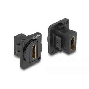 DeLOCK D-Type Модуль HDMI female to female 87810 Черный