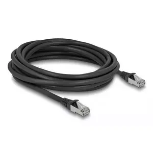 Network Cable DeLOCK RJ45 Cat.6A S/FTP 5m Black