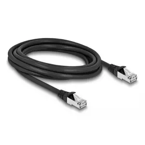 Сетевой кабель DeLOCK RJ45 Cat.6A S/FTP 3м Черный