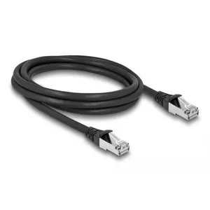 Сетевой кабель DeLOCK RJ45 Cat.6A 2м Черный