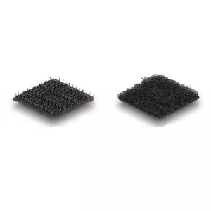 DeLOCK Hook-and-loop dots square self-adhesive 64 pieces black