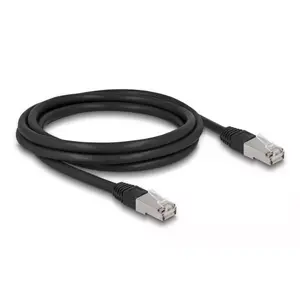 Network Cable DeLOCK RJ45 Cat.6A 2m Black