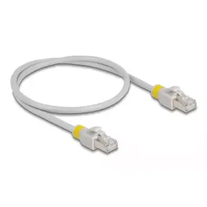 Network cable DeLOCK RJ45 Cat.6A S/FTP 0.5m Grey