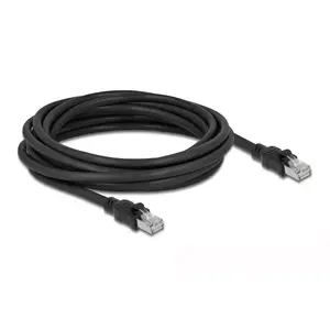 Сетевой кабель DeLOCK RJ45 Cat.6A F/UTP 5 м черный