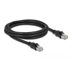 Network Cable DeLOCK RJ45 Cat.6A F/UTP 2m Black