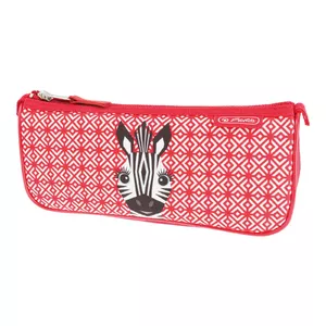 Herlitz Sport Cute Animals Zebra Soft pencil case Polyester Black, Red, White