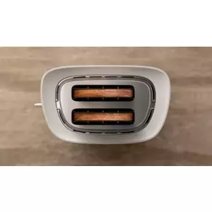 Bread is centred perfectly to ensure even browning results