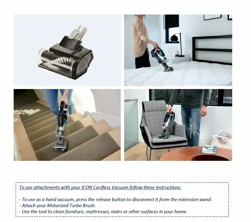 Bissell Icon Motorizētā Turbo Birste 2898 Photo 4