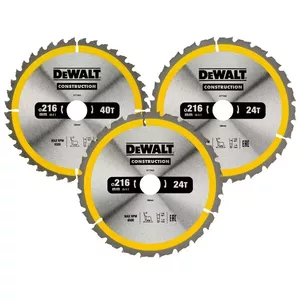 Пила дисковая DeWALT DT1962-QZ 21.6 см 3 шт Дерево