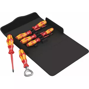 Screwdriver set Wera Kraftform 100 iS / 7 Set 2 – Wera 5136022001, insulated handles, 7-piece